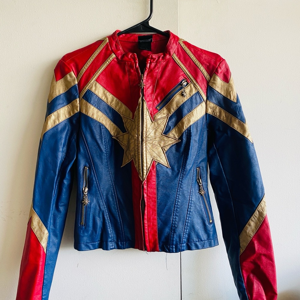 Captain Marvel Leather Jacket